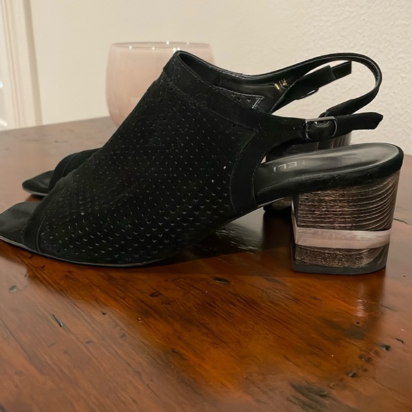 Vaneli black suede vaneli sandals size 11m - Picture 3 of 8